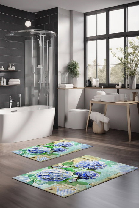 Mijölnir Juego de alfombrillas de baño CT-5257 Multicolor Mijölnir Juego de alfombrillas de baño CT-5257 Multicolor
